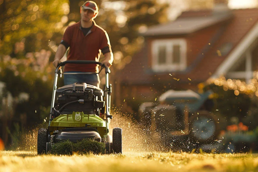 battery electric lawn mower